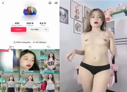 Em Tiktoker da trắng dáng cực ngon